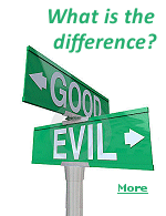 How are saintly people different from 'evil' ones? What does 'good' really mean?